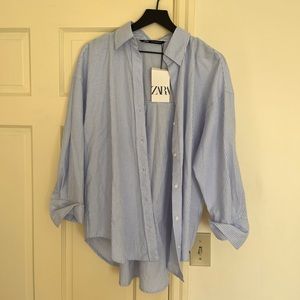 Oversized Zara Button Down Shirt